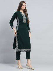 Monte Carlo Ladies Western W Kurti 3Pcs Set 1243482Ki 2