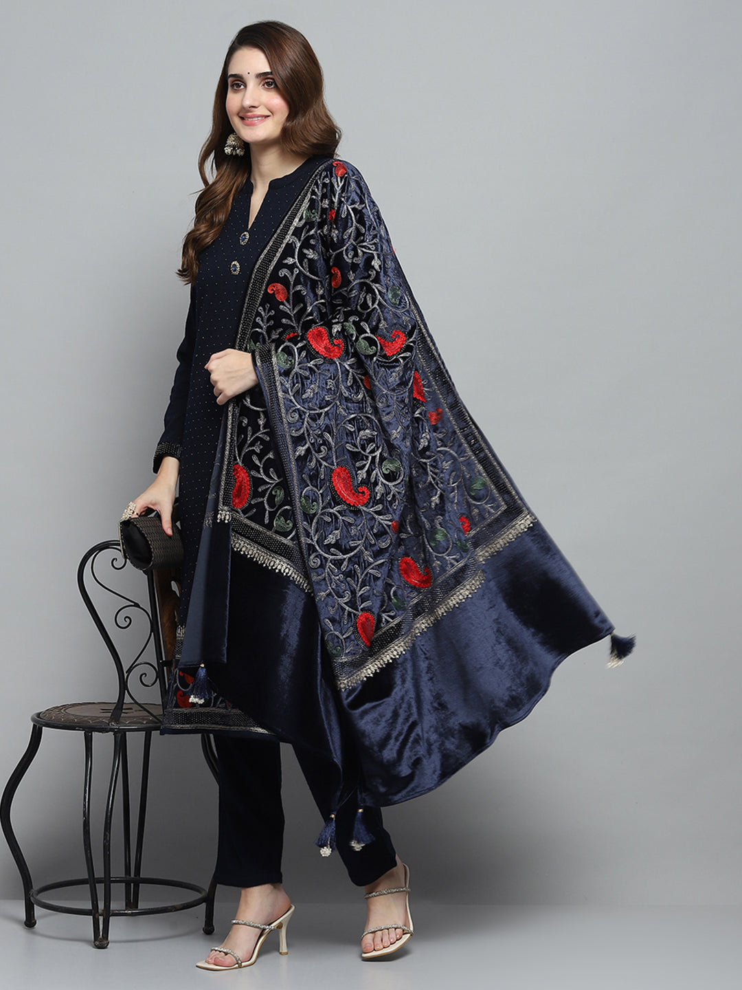 Monte Carlo Ladies Western W Kurti 3Pcs Set 1243486Ki 1
