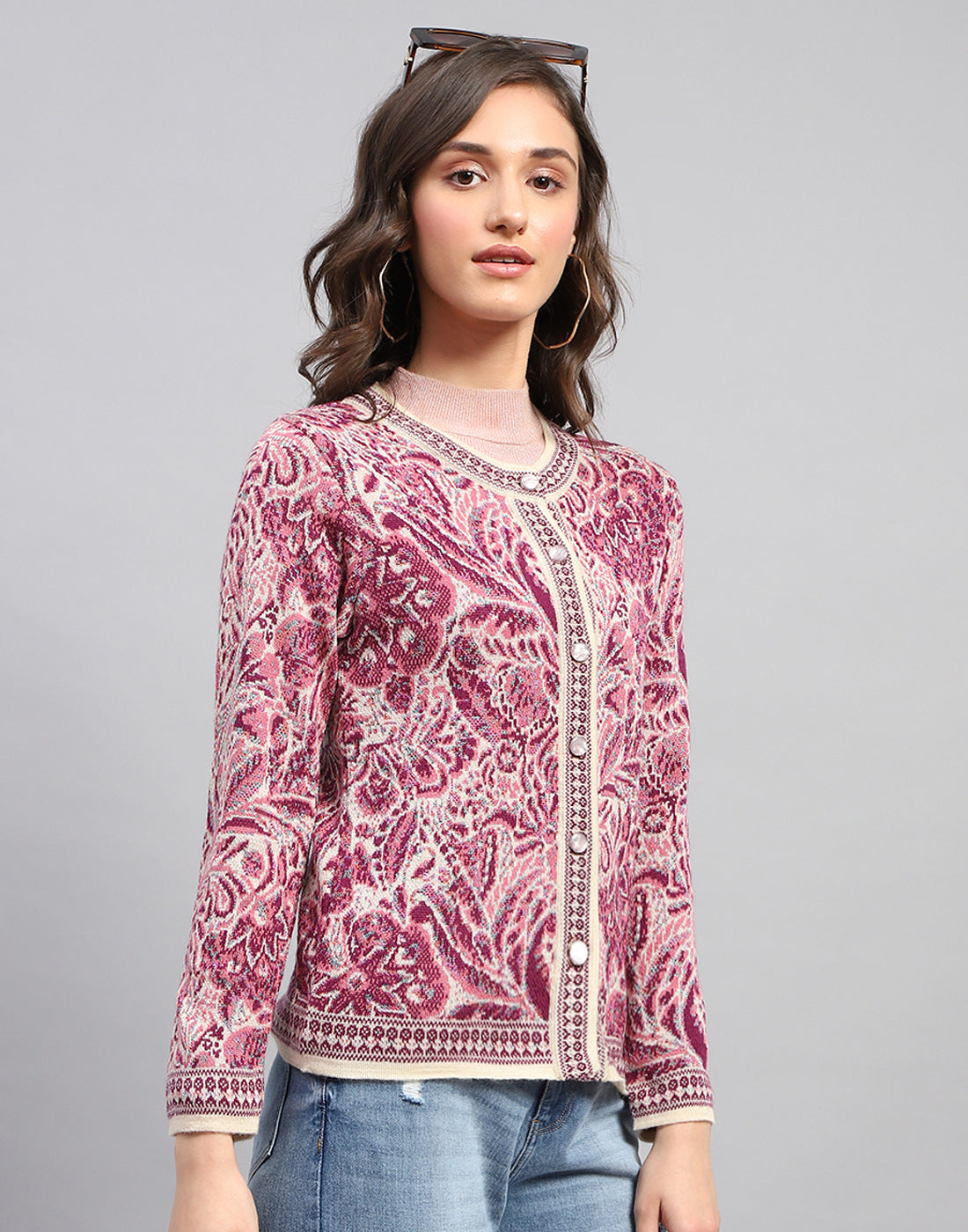 Monte Carlo Ladies Western Cardigan 1243604Rn 1
