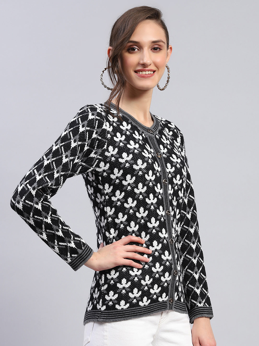 Monte Carlo Ladies Western Cardigan 1243619Rn 1