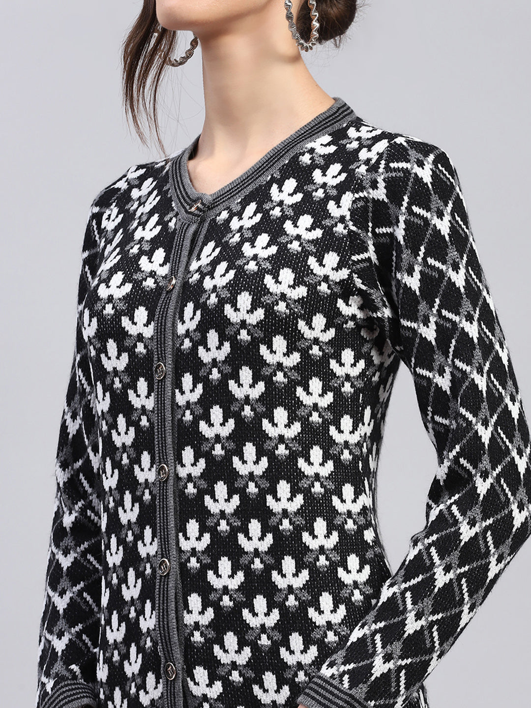 Monte Carlo Ladies Western Cardigan 1243619Rn 1