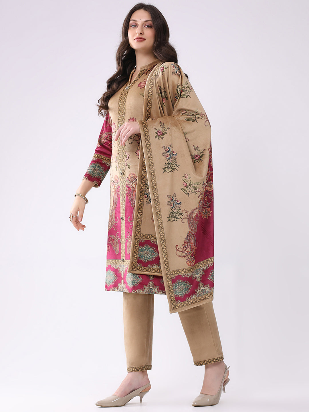 Monte Carlo Ladies Western W Kurti 3Pcs Set 1254453Ki 1