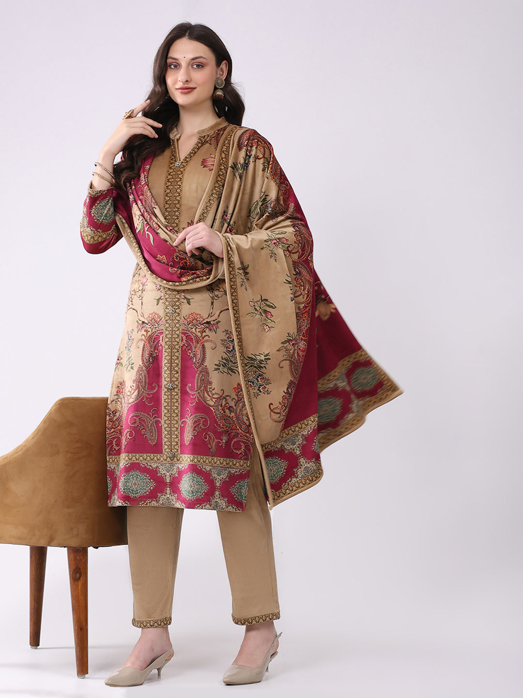 Monte Carlo Ladies Western W Kurti 3Pcs Set 1254453Ki 1