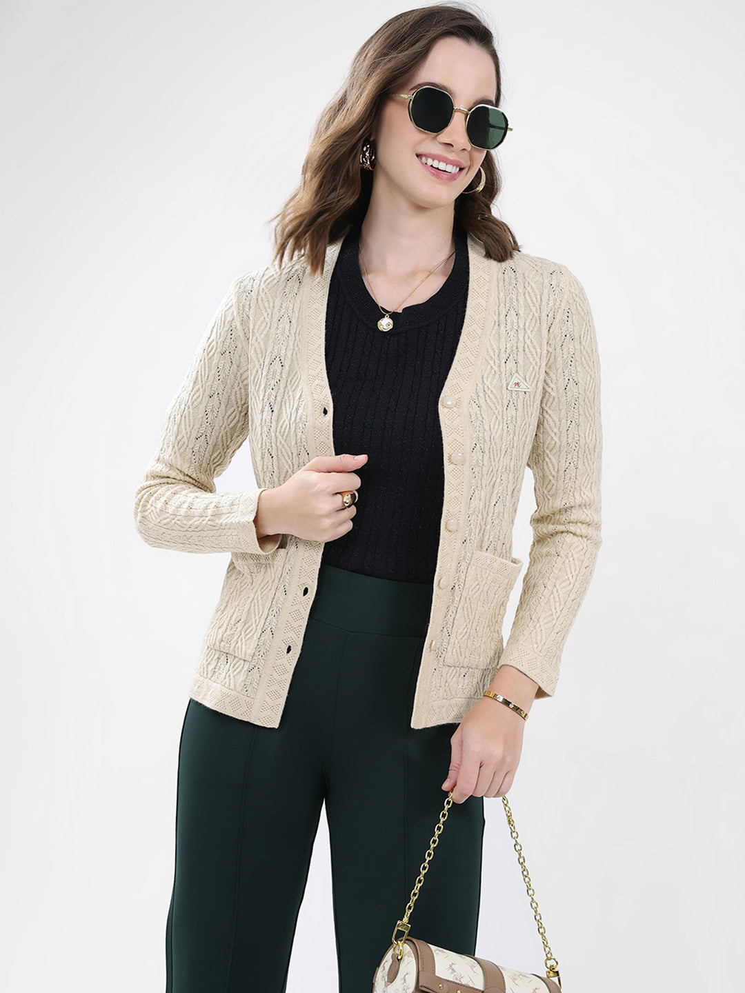 Monte Carlo Ladies Western Cardigan 1254503Vn 1100 - Goyalsons ShopMax
