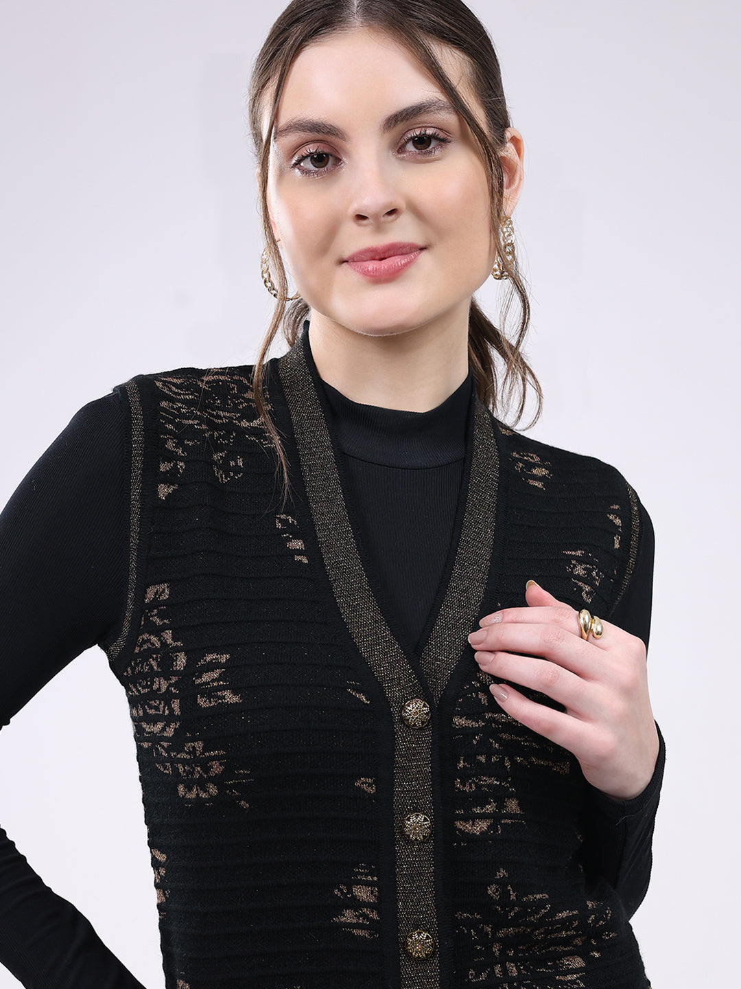 Monte Carlo Ladies Western Cardigan C/S 1254629Sl 1