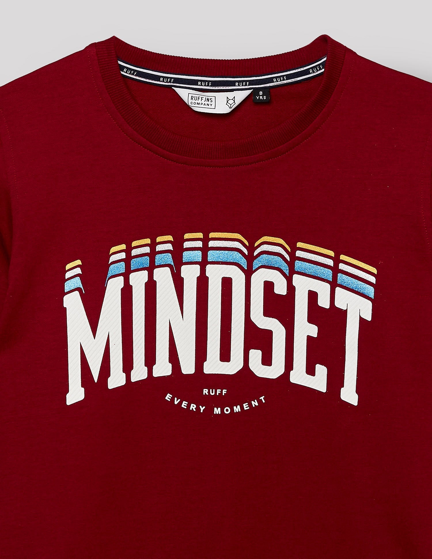 RUFF BOYS T-SHIRT F/S KB-16322 MAROON