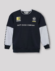 RUFF BOYS T-SHIRT F/S KB-16327 NAVY