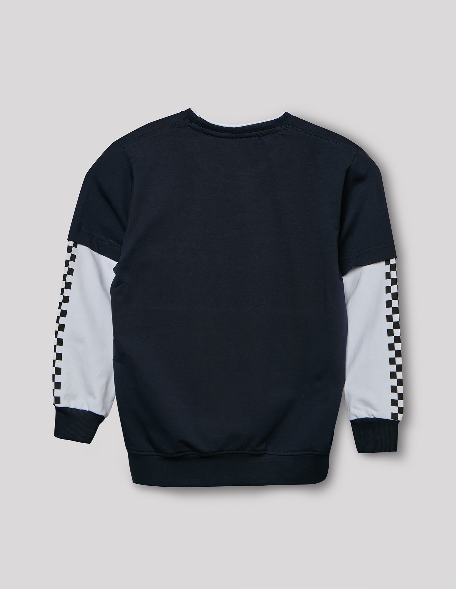 RUFF BOYS T-SHIRT F/S KB-16327 NAVY