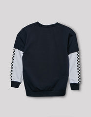 RUFF BOYS T-SHIRT F/S KB-16327 NAVY