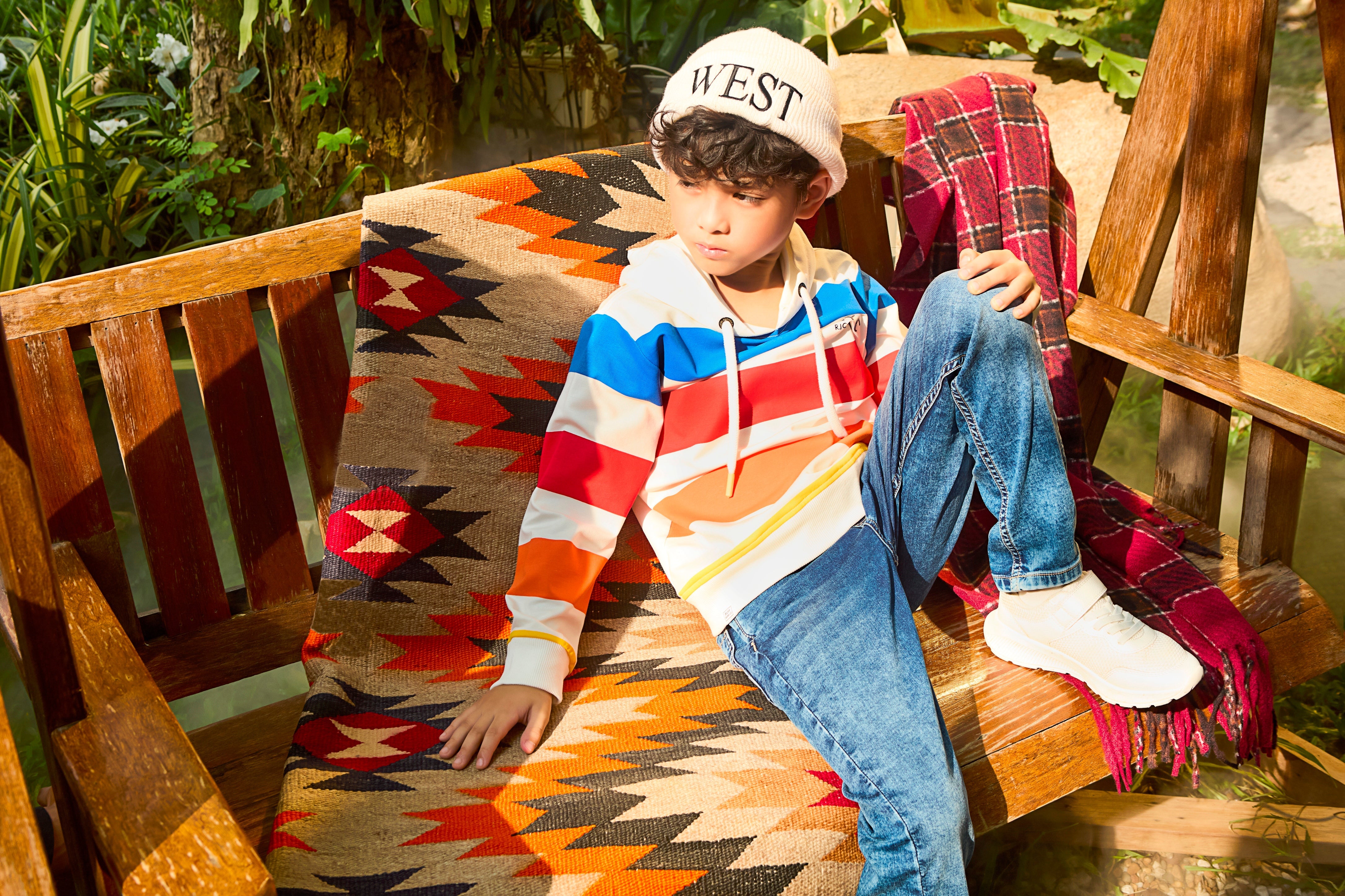 RUFF BOYS T-SHIRT F/S KB-16329 OFF WHITE