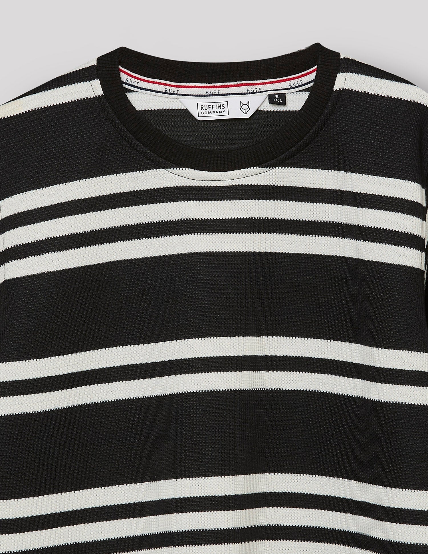 RUFF BOYS T-SHIRT F/S KB-16334 BLACK