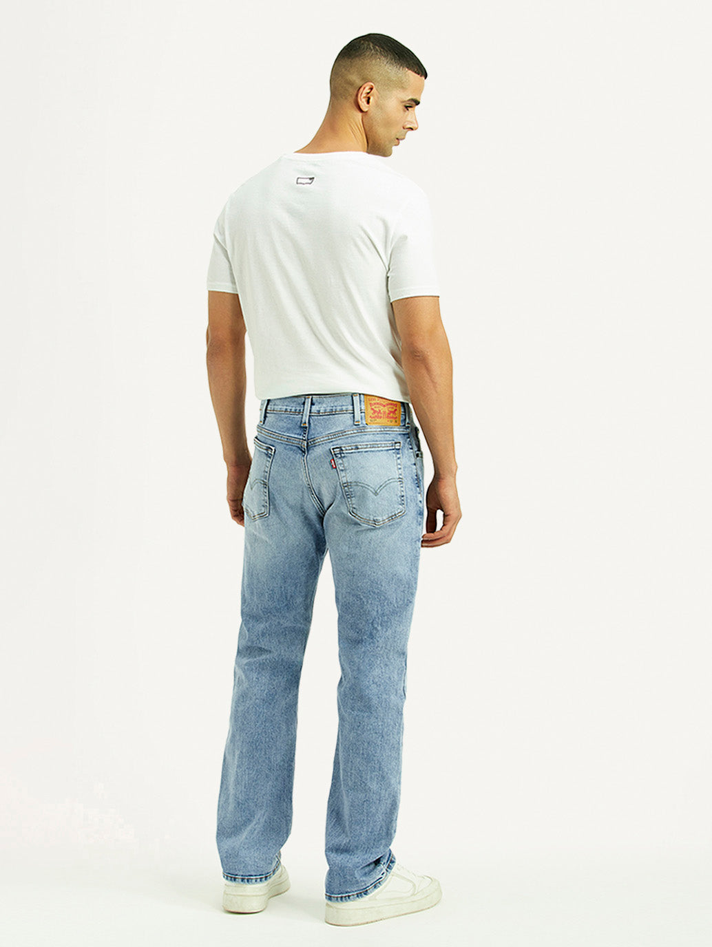 Men's 517 Light Blue Bootcut Fit Mid Rise Jeans