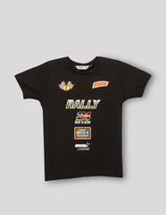 RUFF BOYS T-SHIRT H/S KB-16411 BLACK
