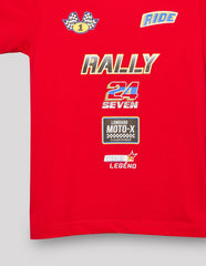 RUFF BOYS T-SHIRT H/S KB-16411 RED