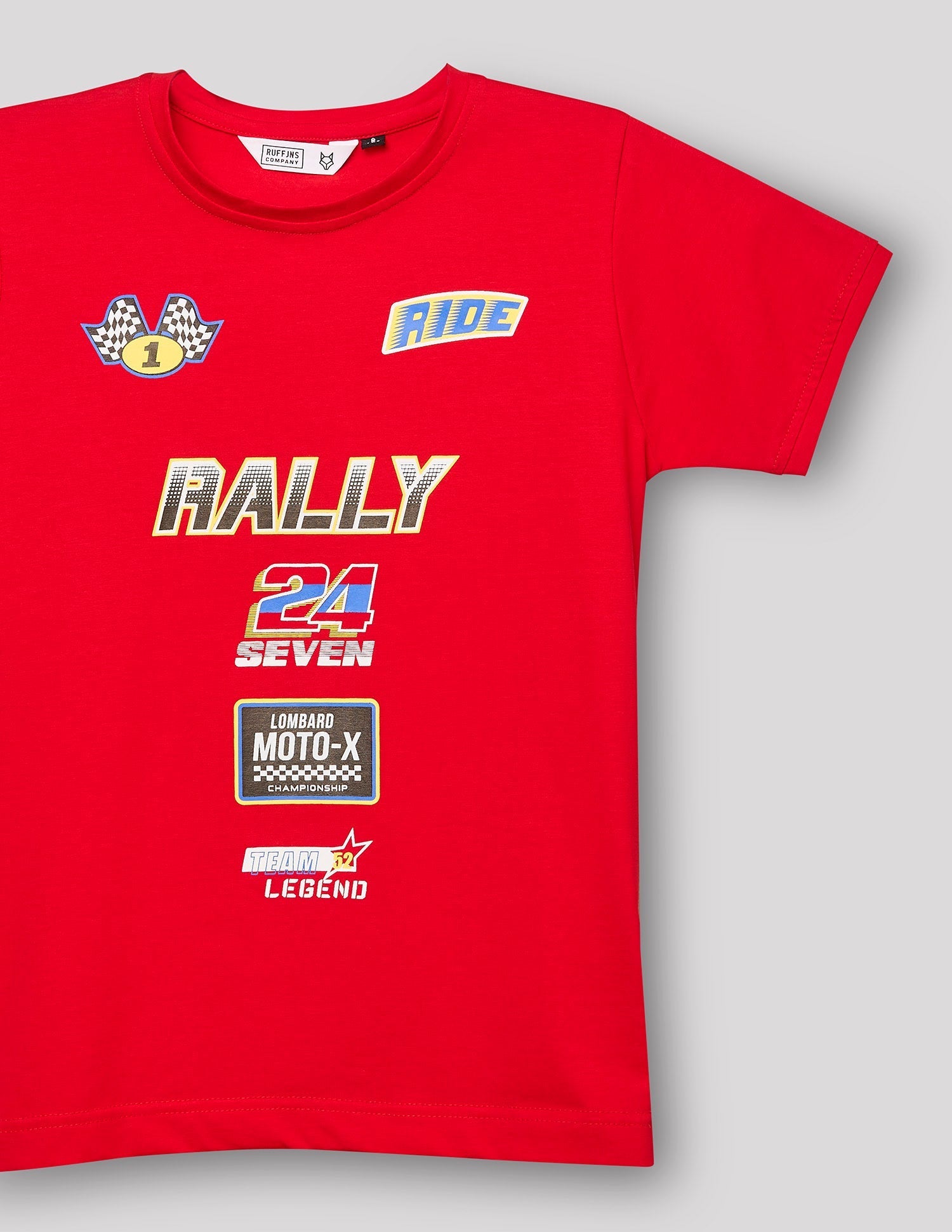 RUFF BOYS T-SHIRT H/S KB-16411 RED