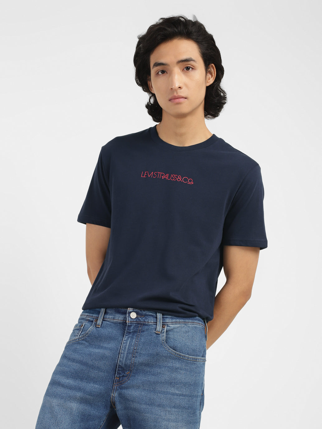 Men'S Brand Logo Crew Neck T-Shirt