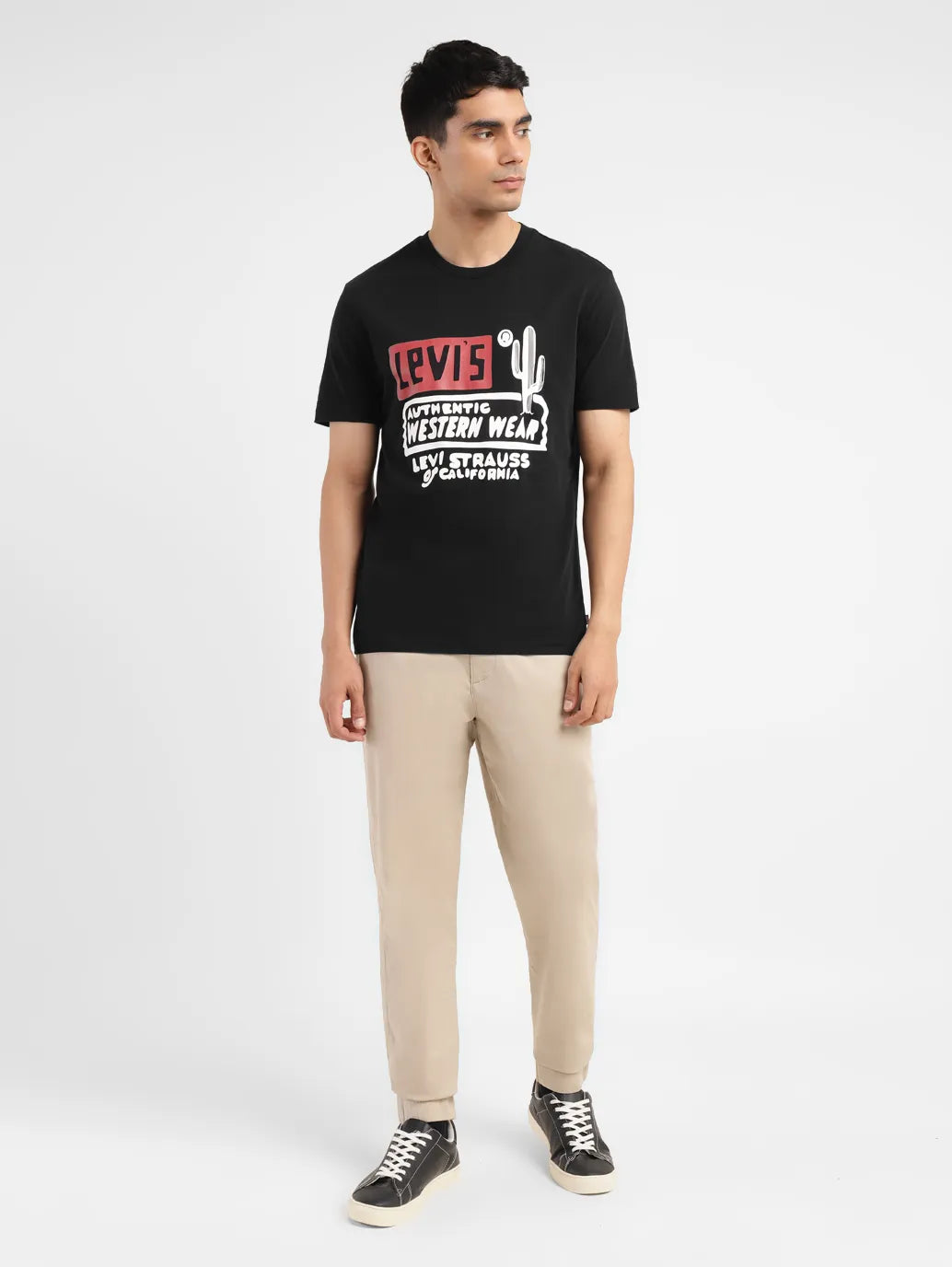 Men'S Graphic Print Slim Fit T-Shirt