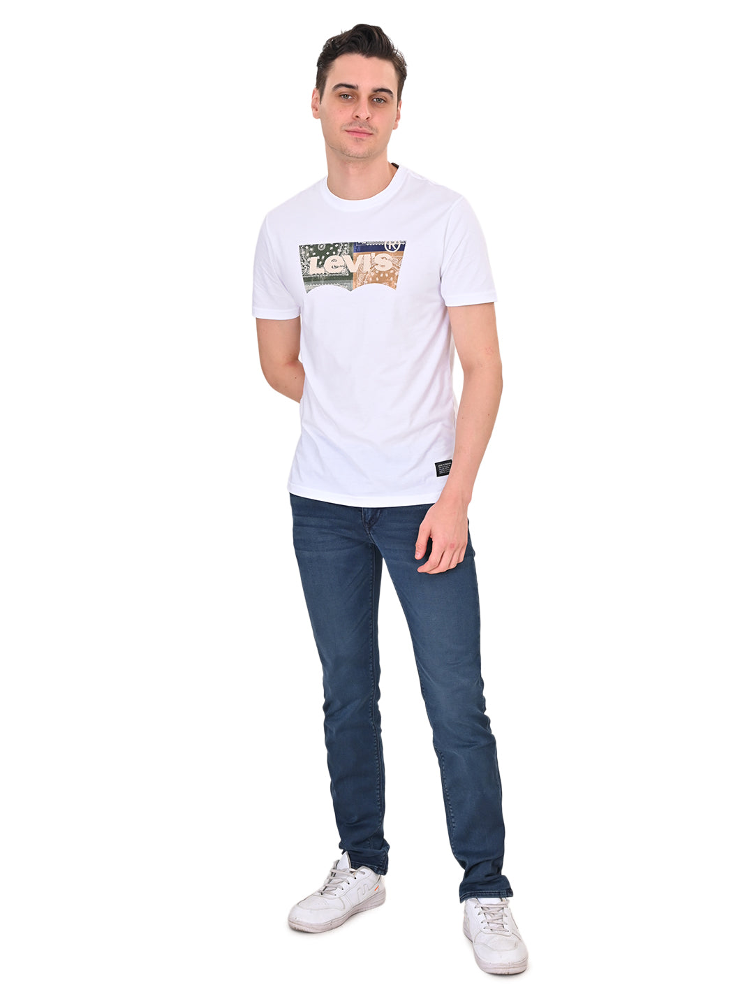 Men'S Brand Logo Slim Fit T-Shirt
