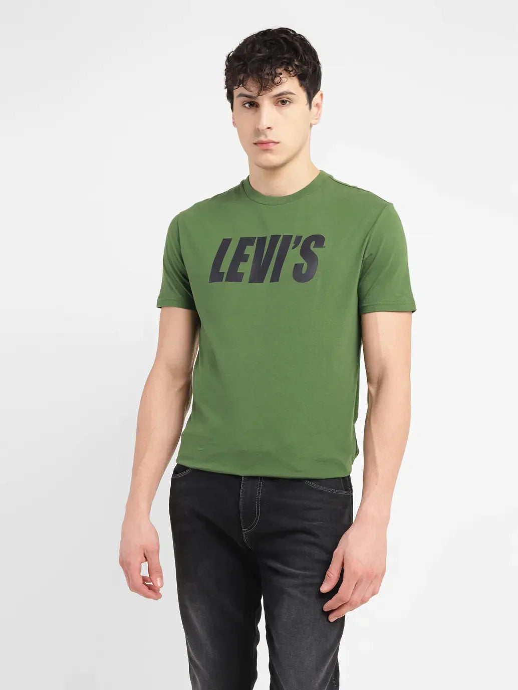 Men'S Brand Logo Slim Fit T-Shirt