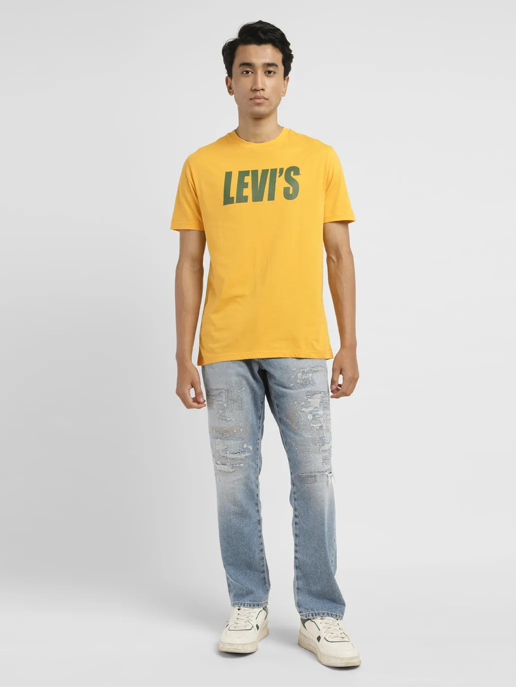 Men'S Brand Logo Slim Fit T-Shirt