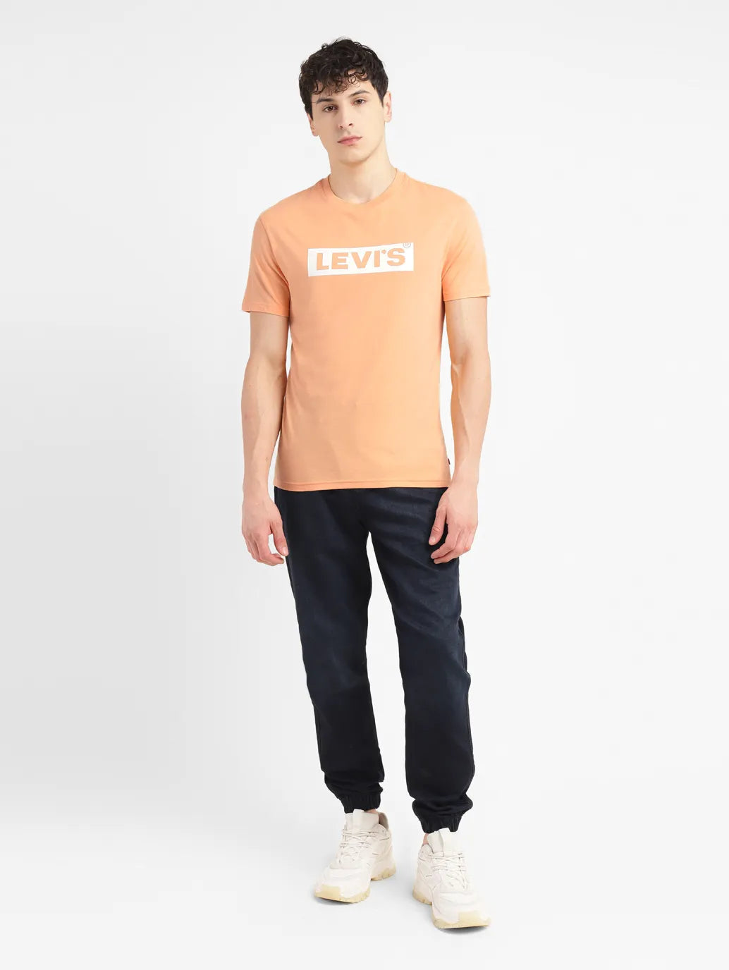 Men'S Brand Logo Slim Fit T-Shirt