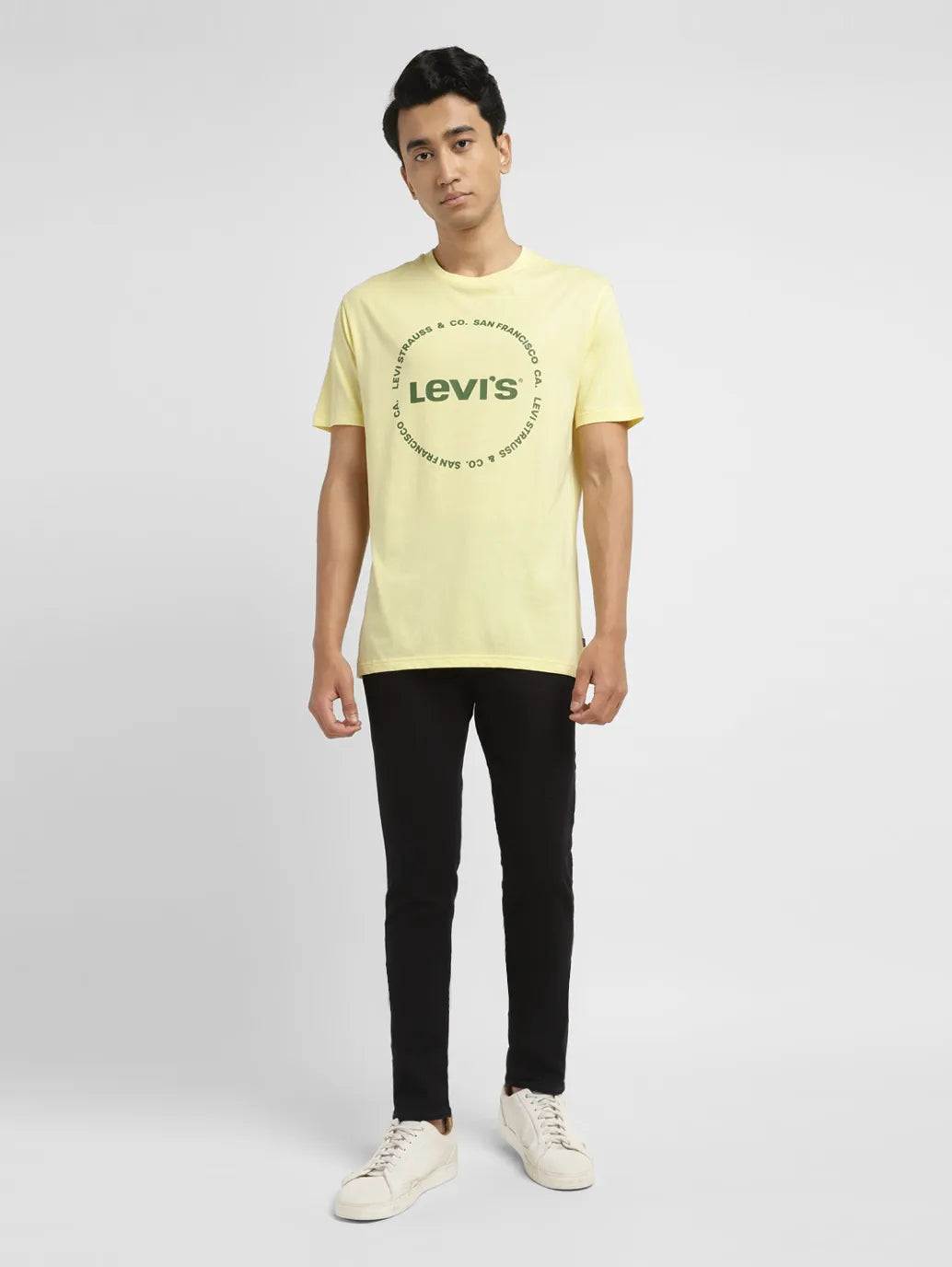 Men'S Brand Logo Slim Fit T-Shirt