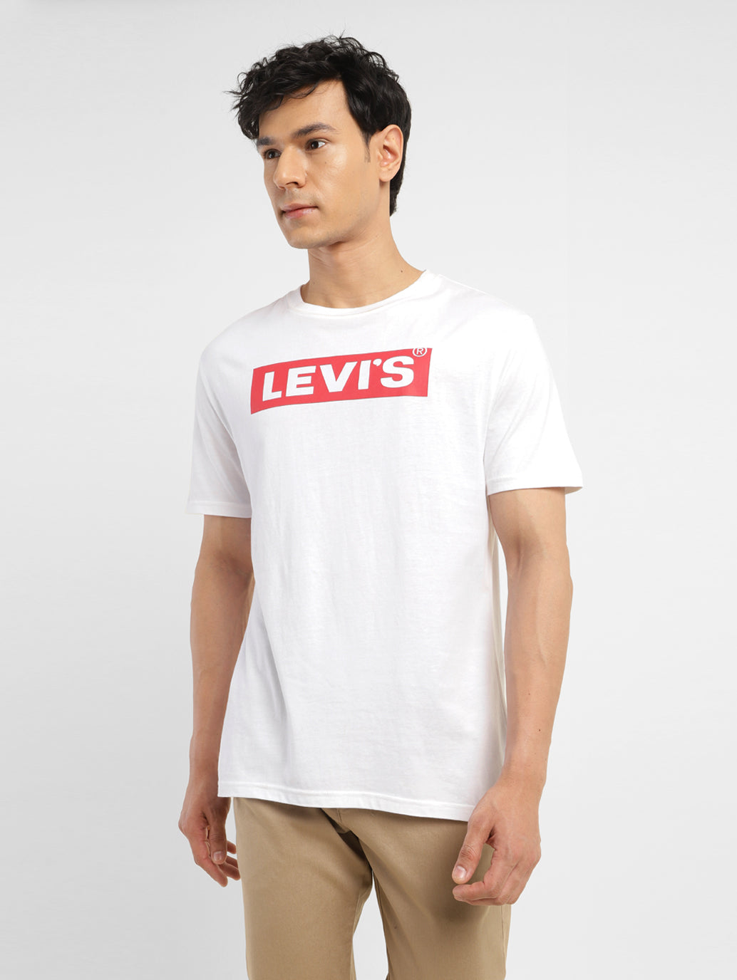Men'S Brand Logo Slim Fit T-Shirt