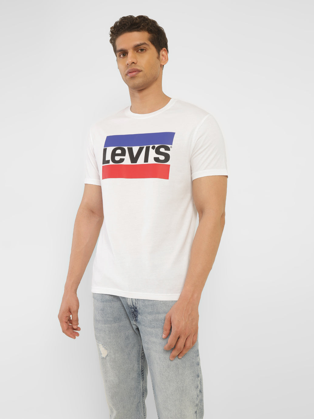 Men'S Brand Logo Slim Fit T-Shirt