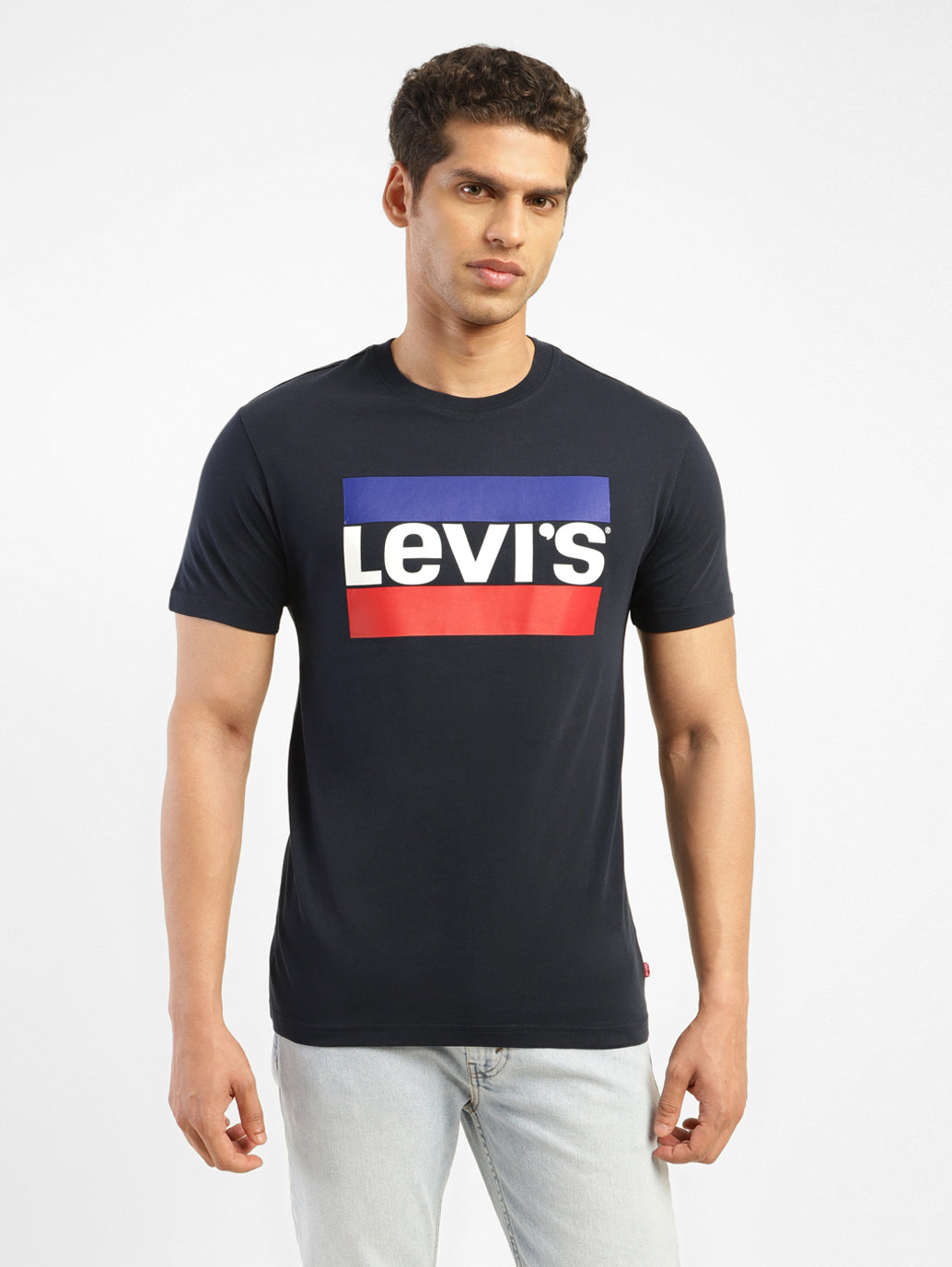 Men'S Brand Logo Slim Fit T-Shirt
