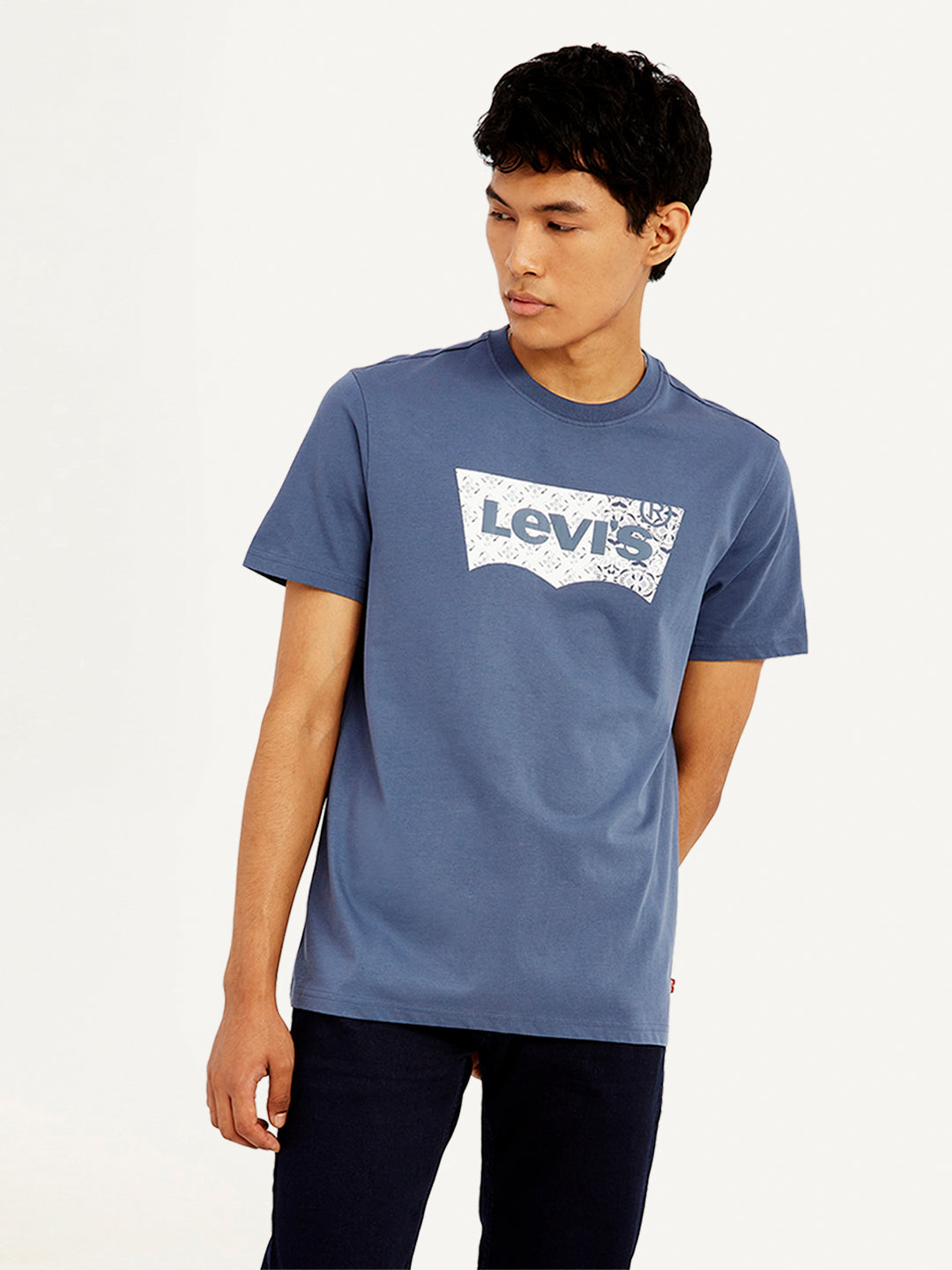 Men'S Brand Logo Slim Fit T-Shirt