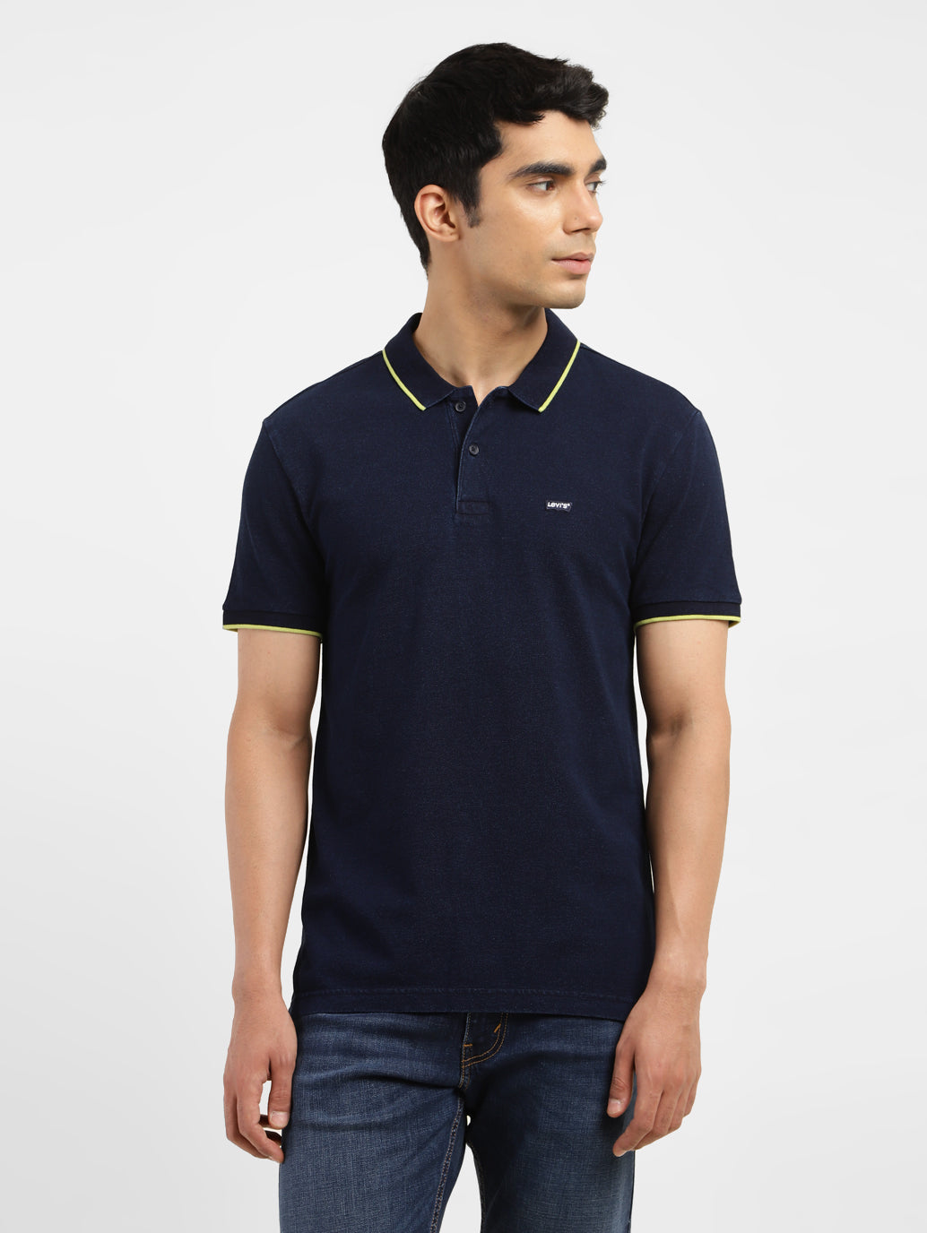 Men'S Solid Polo T-Shirt