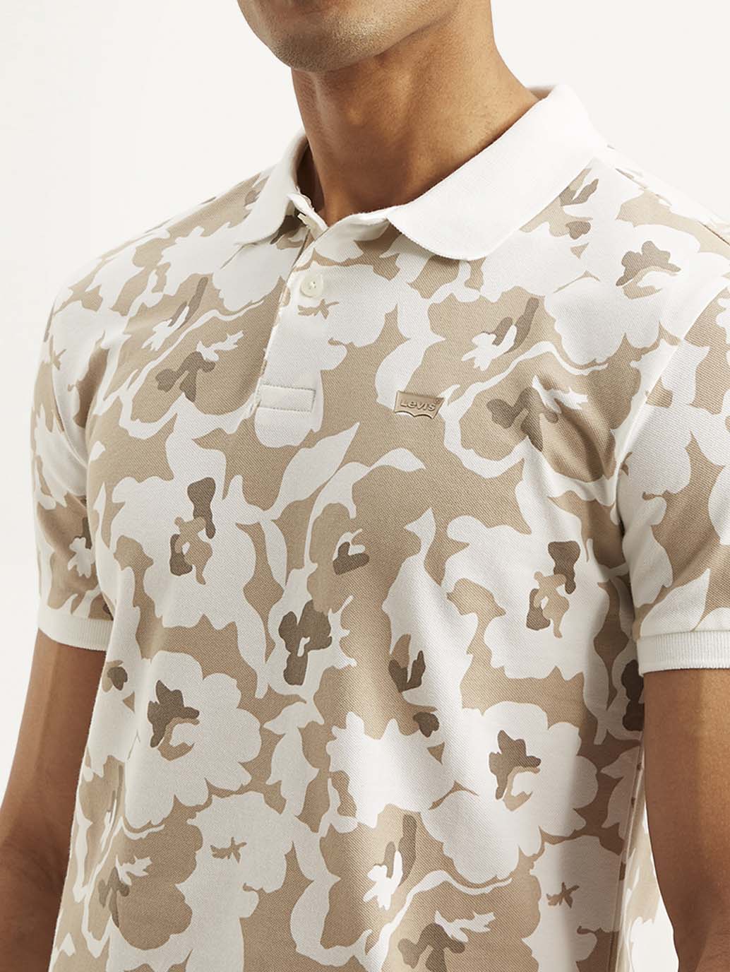 Men'S Abstract Slim Fit Polo T-Shirt