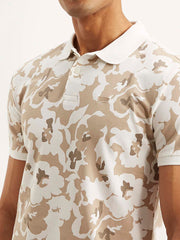 Men'S Abstract Slim Fit Polo T-Shirt