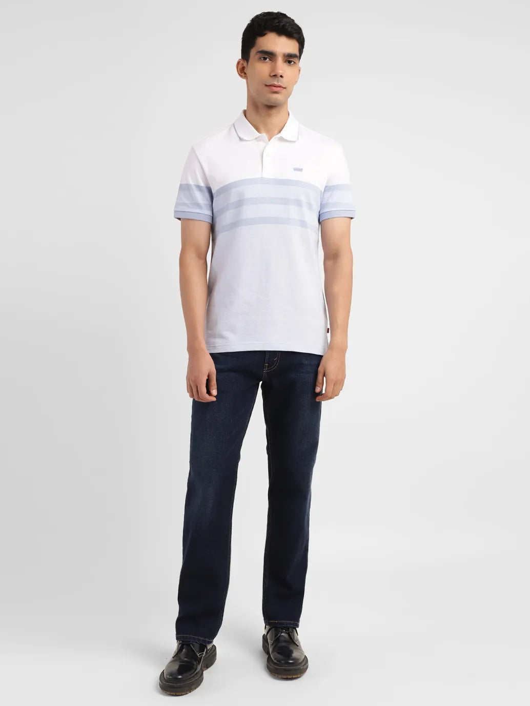 Men'S Colorblock Slim Fit Polo T-Shirt