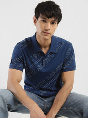 Men'S Brand Logo Slim Fit Polo T-Shirt