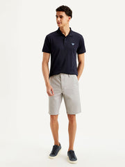 Men'S Solid Slim Fit Polo T-Shirt