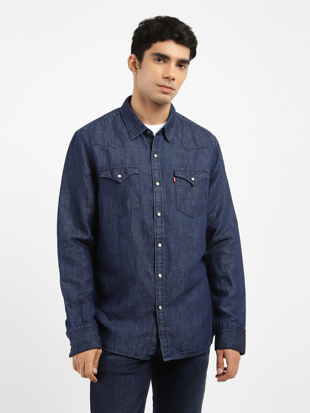 Men'S Solid Slim Fit Shirt