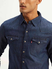 Men'S Solid Slim Fit Shirt