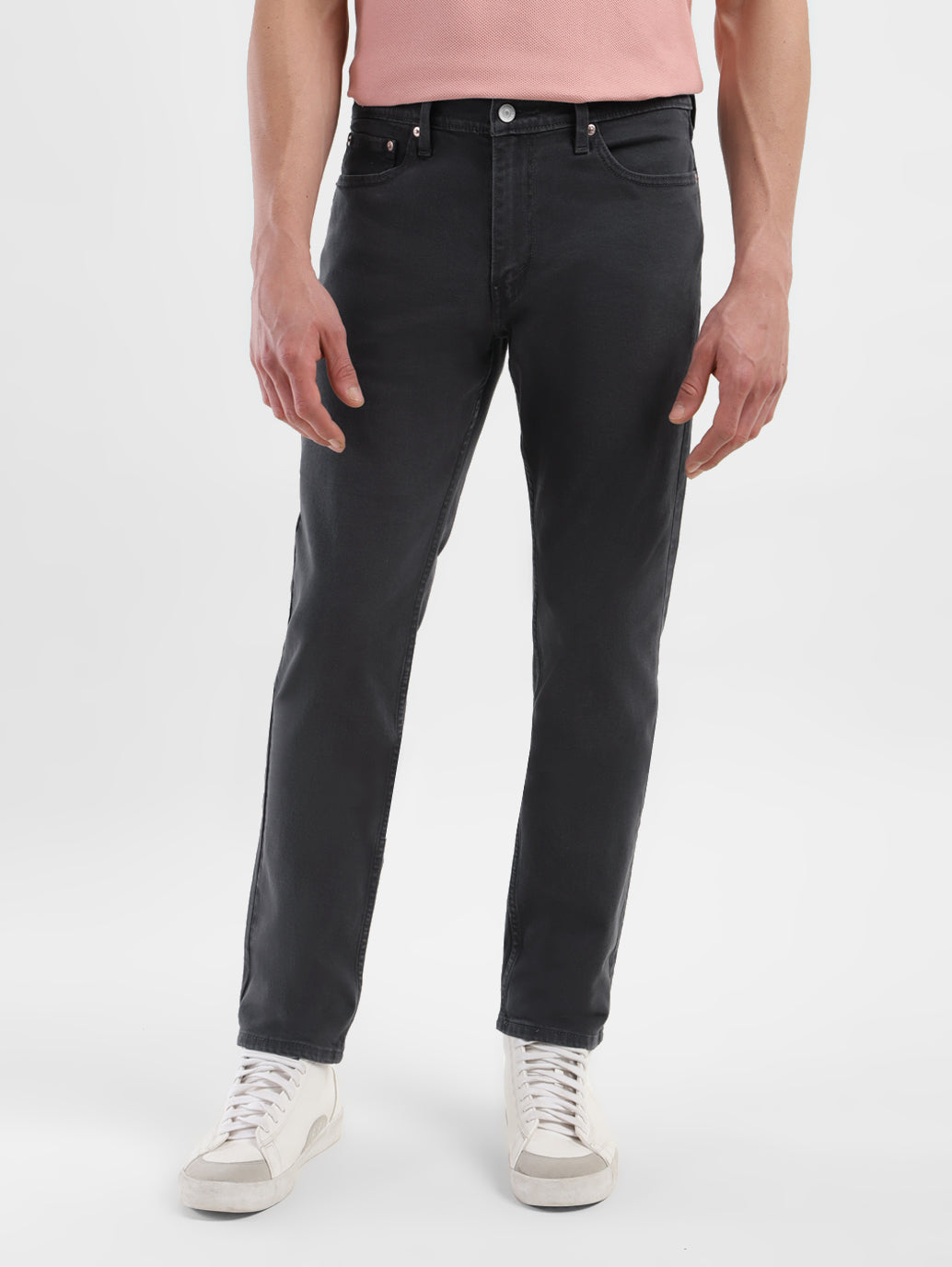 Men'S 511 Black Slim Fit Mid Rise Jeans