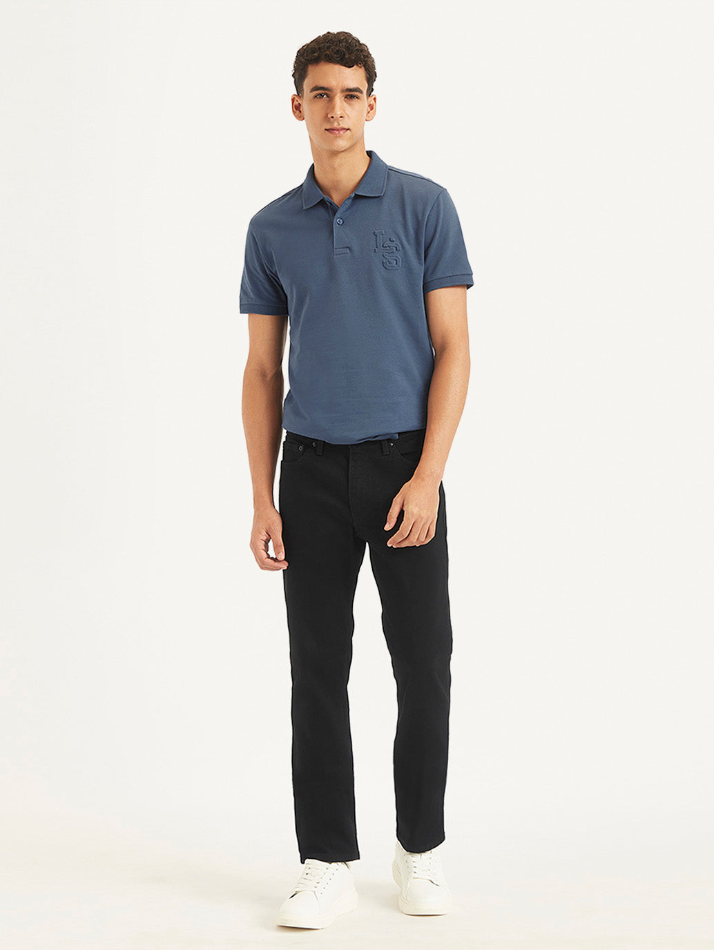 Men'S 511 Black Slim Fit Mid Rise Jeans