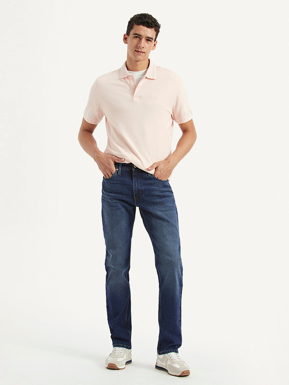 Men's 511 Blue Slim Fit Mid Rise Jeans - Goyalsons ShopMax
