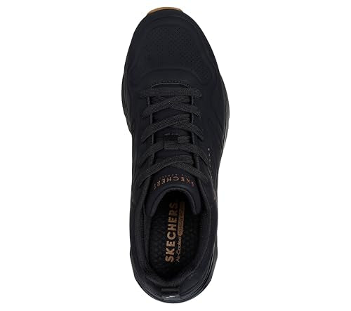 Skechers Mens TRES-AIR UNO - CASAIRAL Black Casual Lace Up Shoe