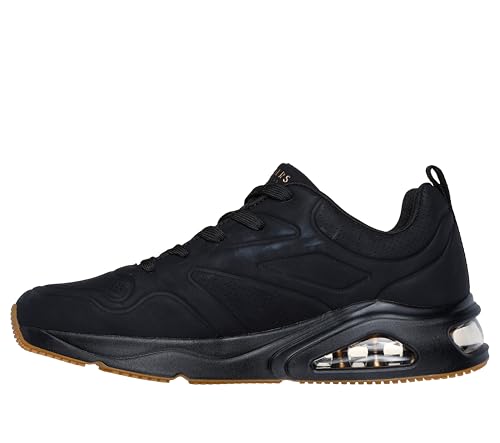 Skechers Mens TRES-AIR UNO - CASAIRAL Black Casual Lace Up Shoe