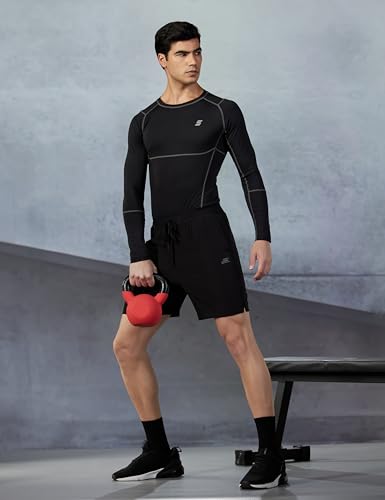 Skechers Mens Woven Performance Shorts (SH0047ID-BLK_S)