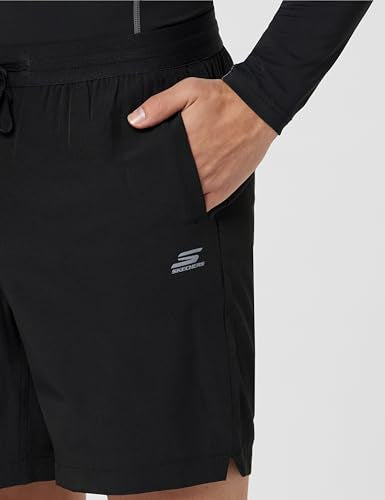 Skechers Mens Woven Performance Shorts (SH0047ID-BLK_S)