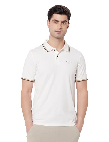 Skechers Men Classic Tipping White Polo