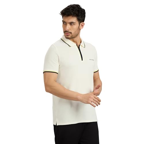 Skechers Men Multi Tone Tipping White Polo