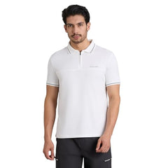 Skechers-Men's T-Shirts & Polos-Tonal Panel Runner POLO-TP0063ID-WHT- M