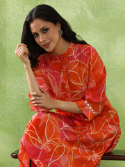 JAIPUR KURTI LADIES WESTERN KURTI 1PCS 1B25KRTAR0017 ORANGE