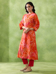 JAIPUR KURTI LADIES WESTERN KURTI 1PCS 1B25KRTAR0017 ORANGE